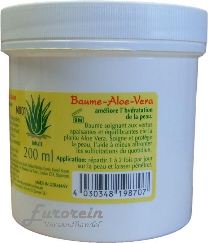 Aloe Vera Balsam 200 ml von Dr. Sachers Feuchtigkeitscremes