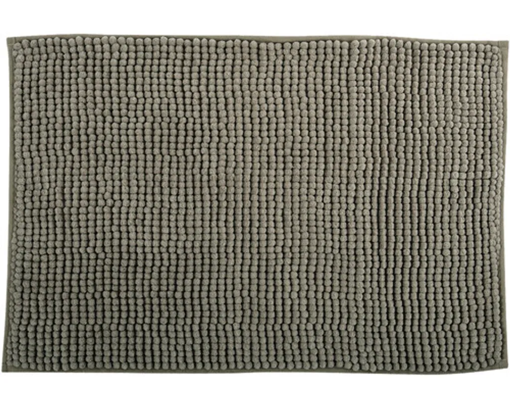 Tappetino Doccia MSV Ciniglia Pelo Alto 50x80 cm - Design Taupe Moderno