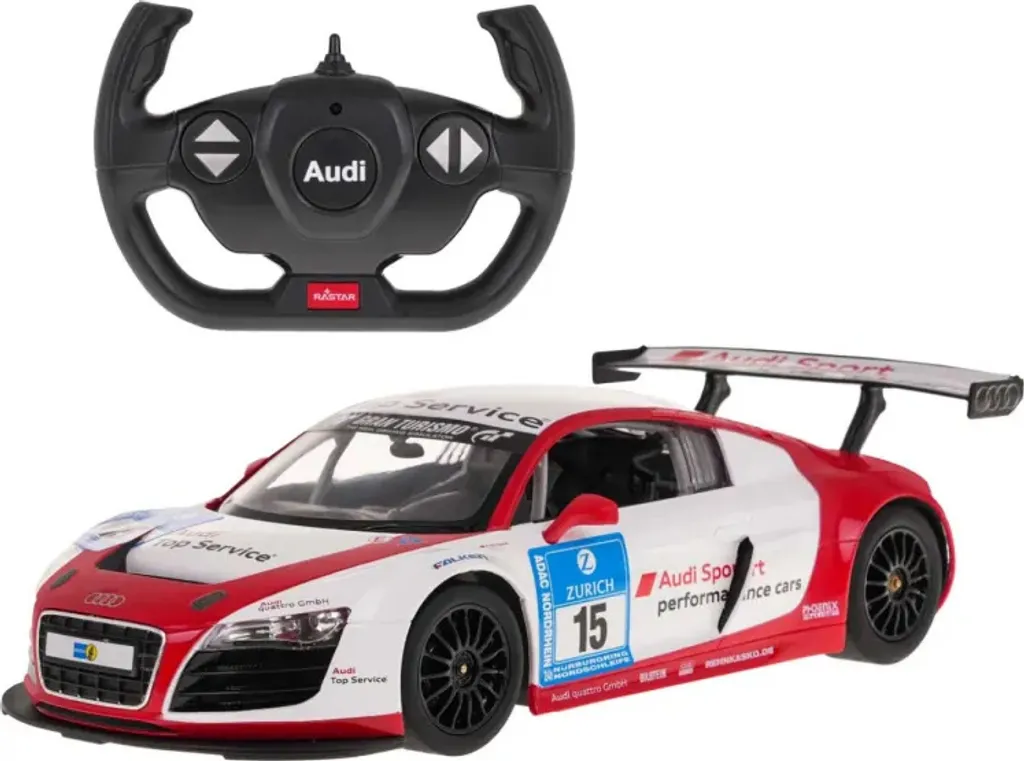 Audi R8 LMS Performance 1:14 Rastar avec phares LED et pneus gomme