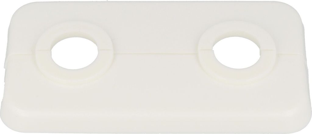 STEDO Doppel-Scharnierrosette Rohrabstand 50 mm, Loch 15 mm Produktbild 