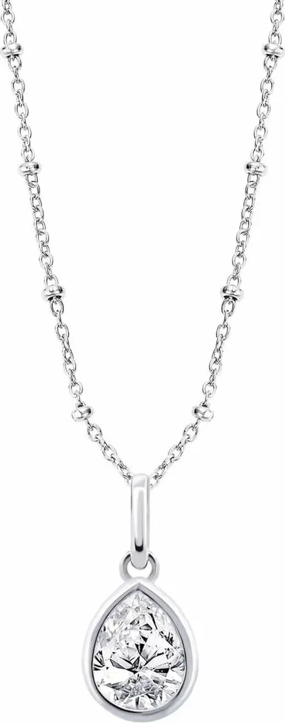 Collana Lotus LP3563-1/1 Argento 925 con Pendente Goccia | Gioielleria Online