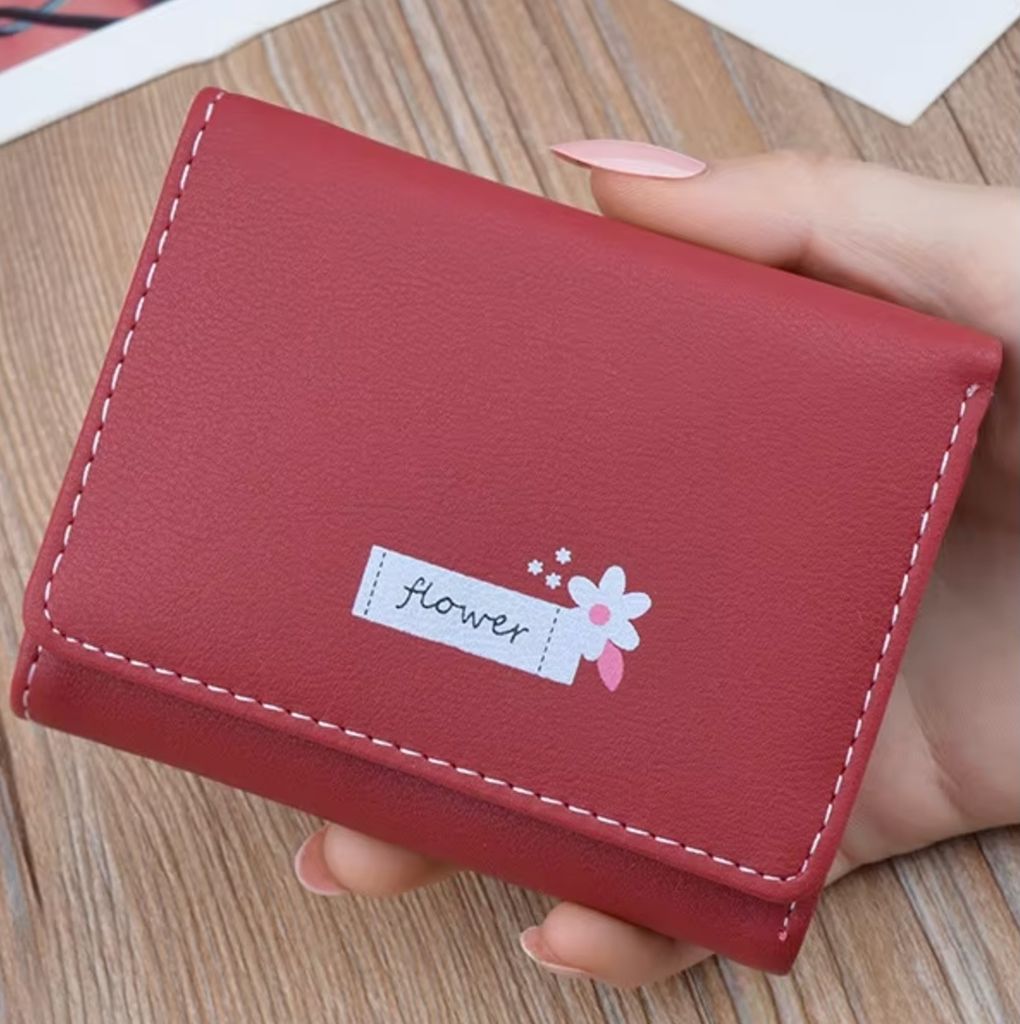 Elegante Damen Geldbörse Petrana in Rot - Kompakt und Praktisch KP35554