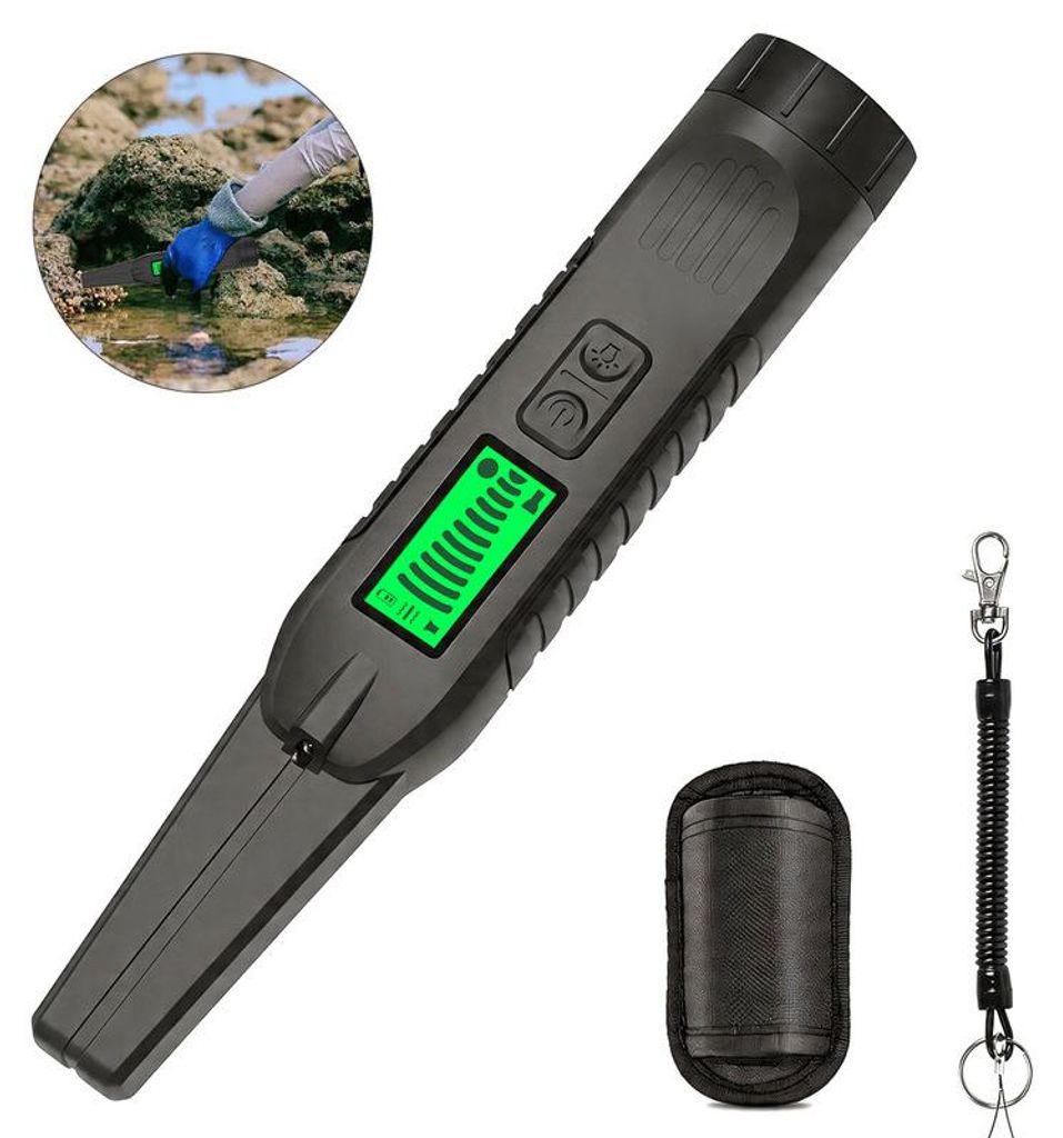 Handheld Metalldetektor 360° Präzisionssuche LED Licht 3 Produktbild 