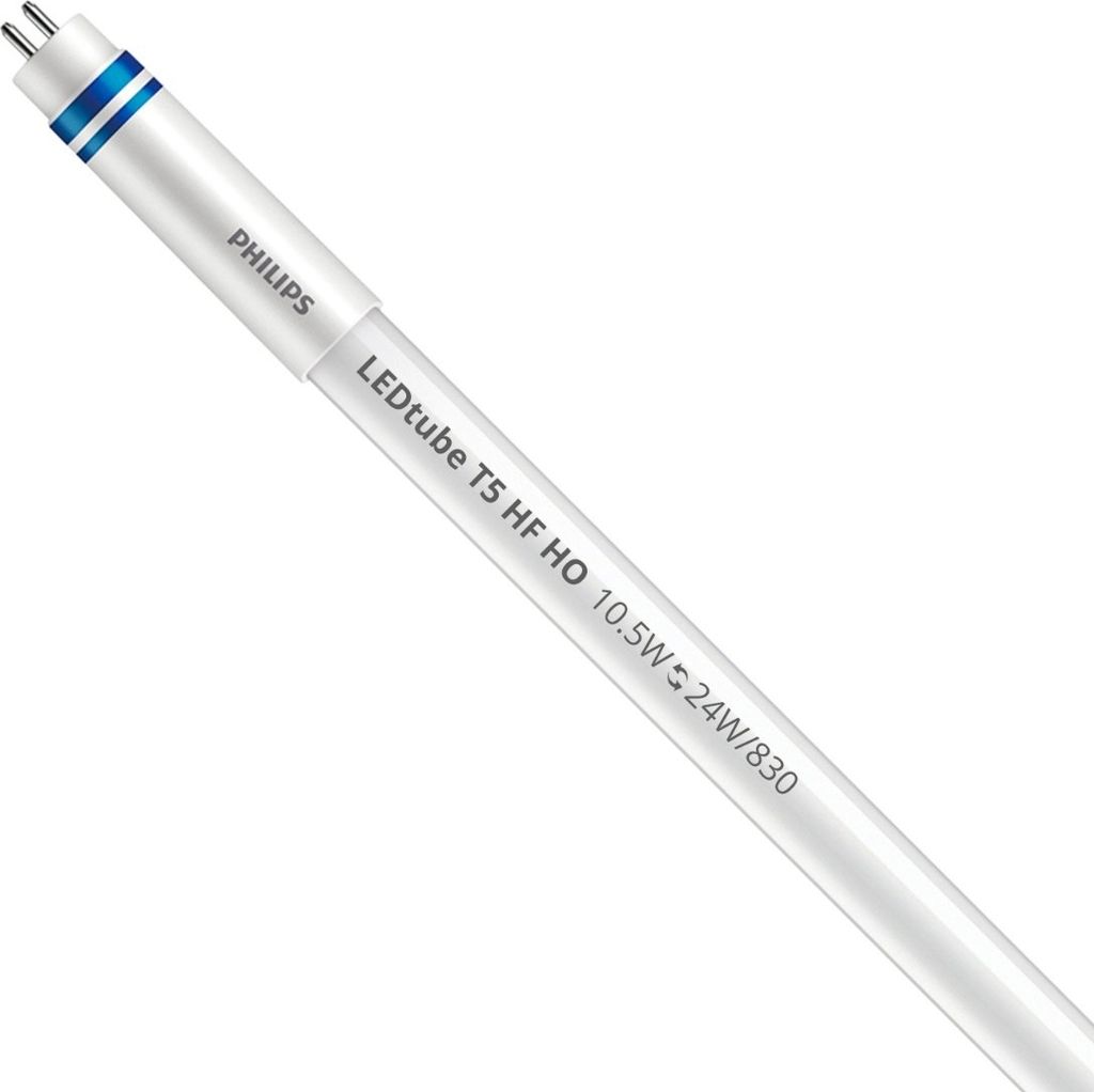 Philips LED Röhre T5 MASTER Instantfit Electronic (HF) High Output 10.5W 1500lm - 830 Warmweiß | 55cm - Dimmbar - Ersatz für 24W