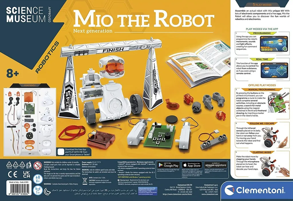 Robot Programmable Enfant Clementoni Mio - Kit de Construction STEM 8 ans - 11