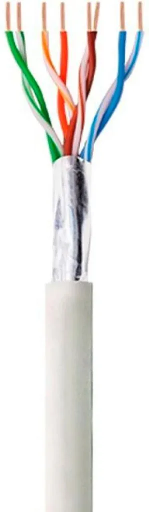 Câble d'installation Cat.6 F/UTP Techly 100% Cuivre 305m Gris Blindé