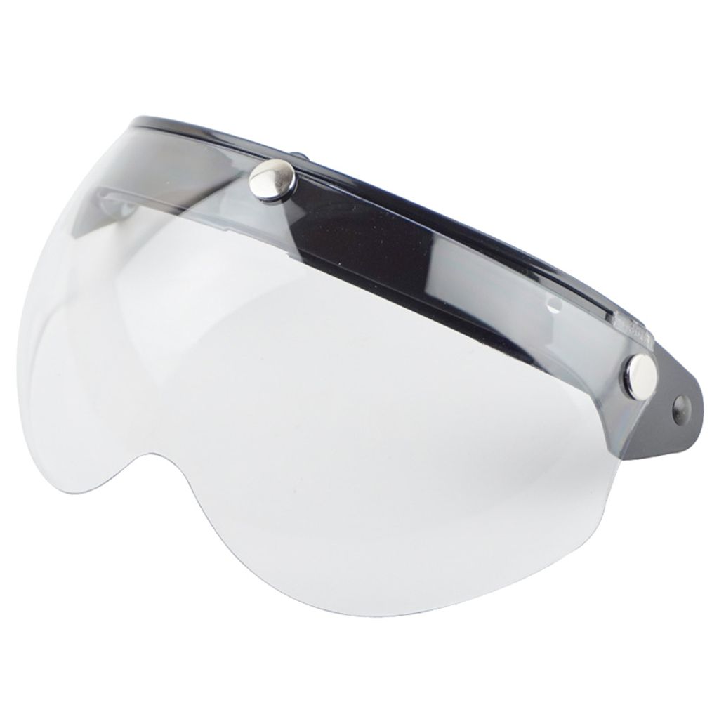 Univerzální 3 Snap Retro Helmet Visor Větruodolná ochrana Obrázek produktu 