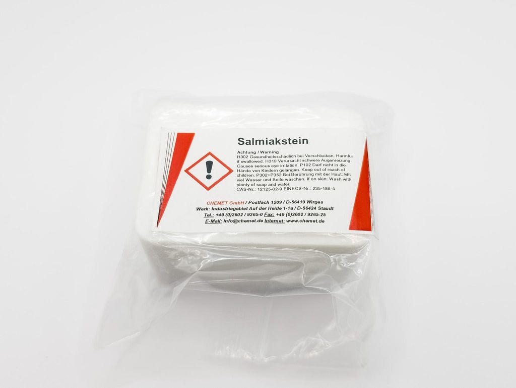 Salmiakstein, dimensioni 65x45x38 mm, ideale per la pulizia Immagine del prodotto 