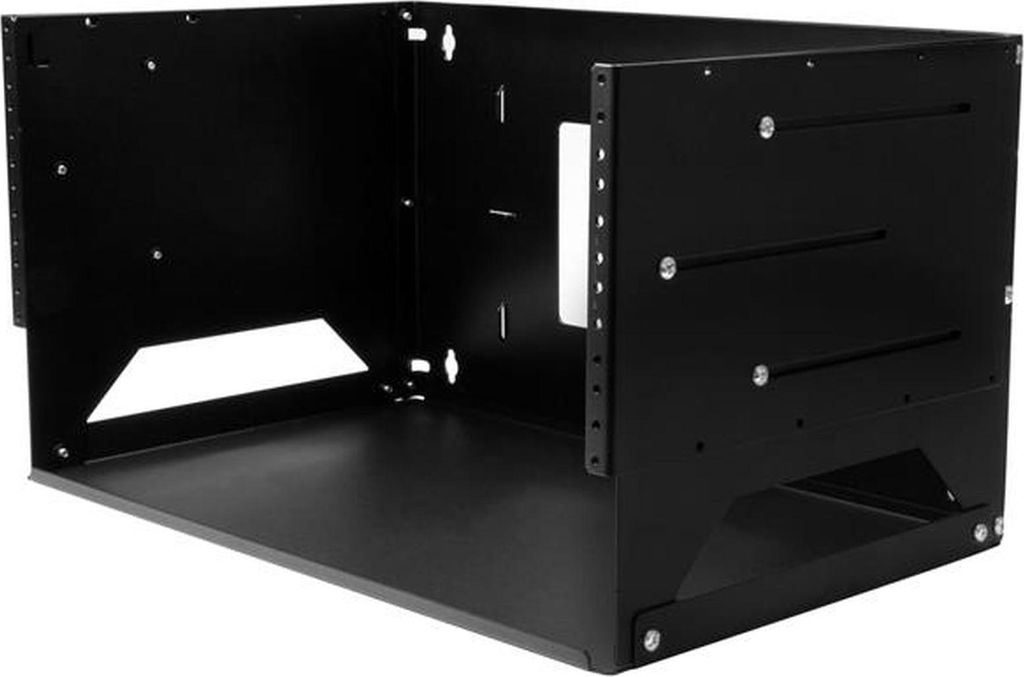 StarTech Wandmontage Server Rack mit Fachboden - 4HE - Anpassbar von 30,5 cm - 45,7cm - Rack (Wandbefestigung)
