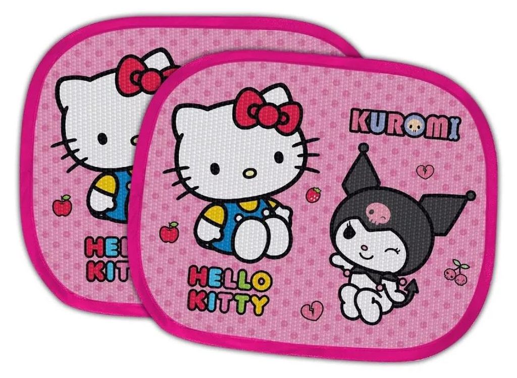 Hello Kitty Kuromi Sonnenschutz für Fenster, 2er-Set