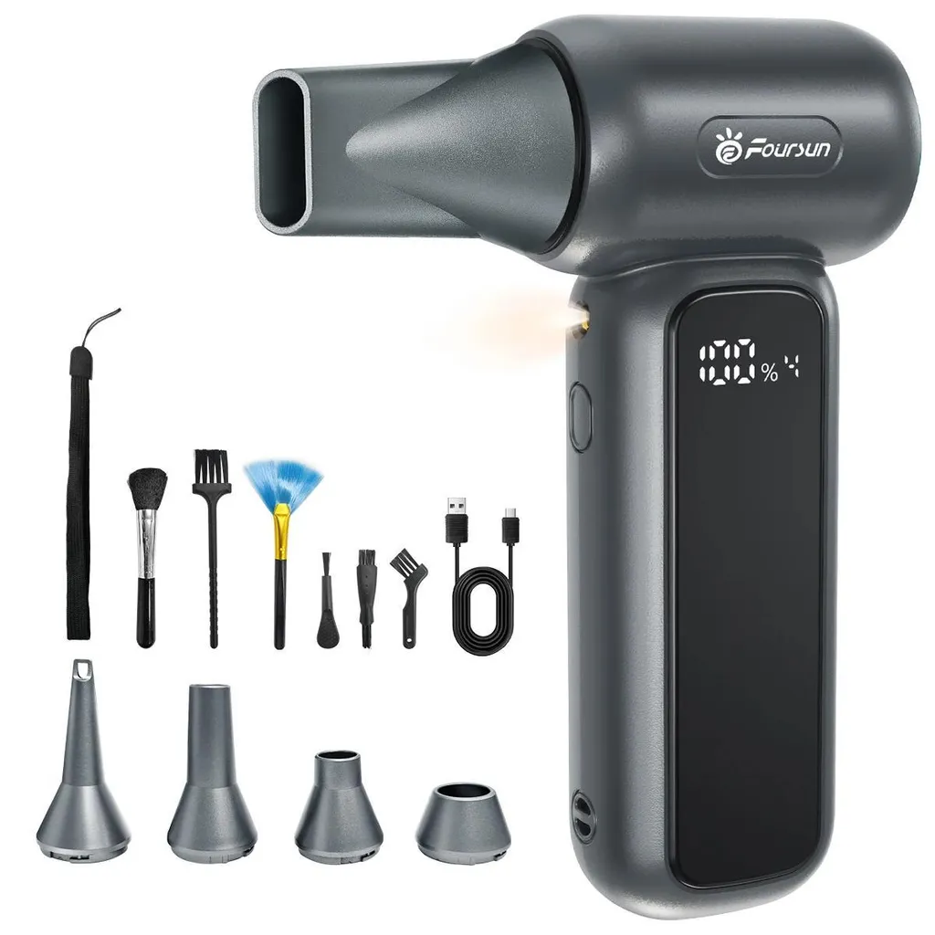 Souffleur d'air haute pression 150000 tr/min avec turbocompresseur Noir