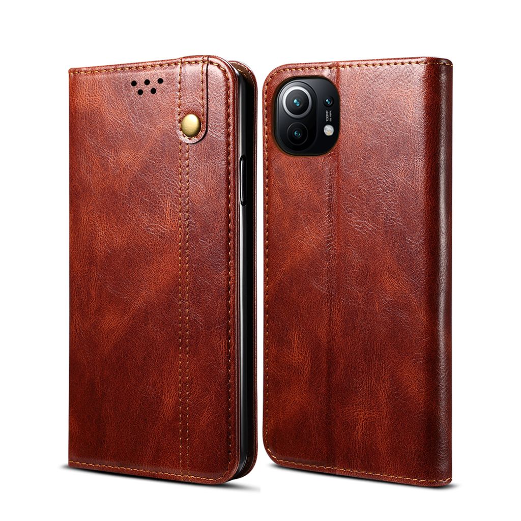 Pouzdro pro Xiaomi Mi 11, kožené flip pouzdro peněženka s Obrázek produktu 