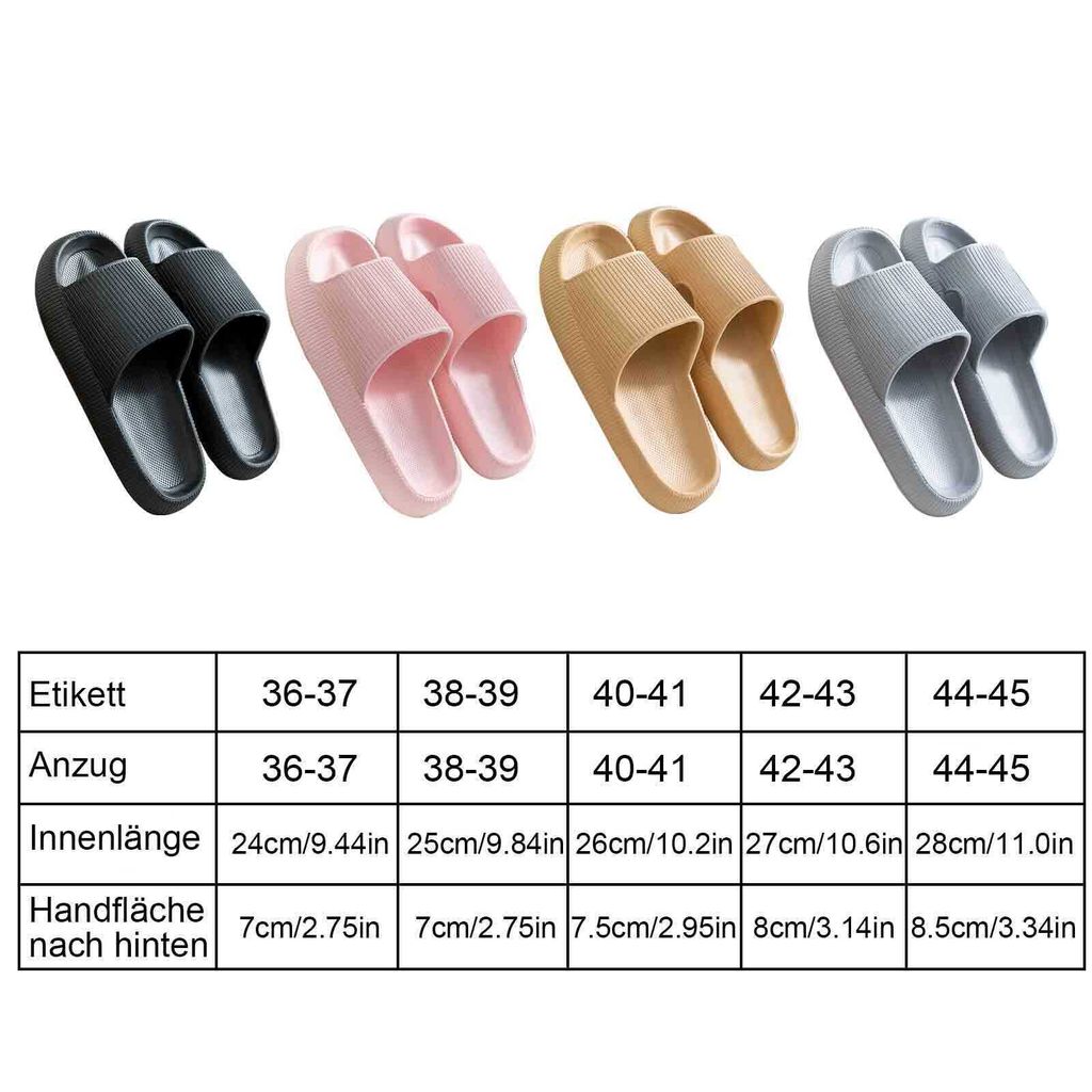 MODFU Herren/Damen Badeschuhe Hausschuhe Slippers Sommer Produktbild
