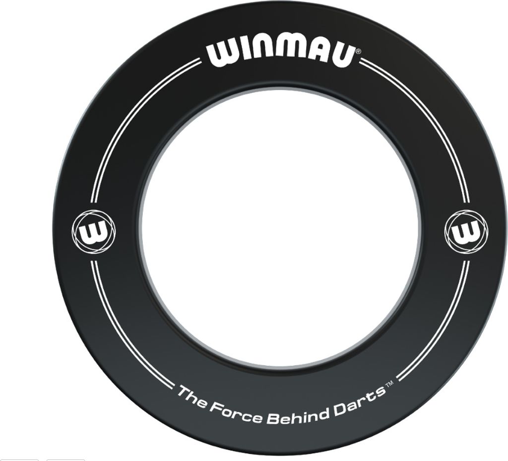 Winmau Printed Black, Dartscheiben-Einfassung, Schwarz, Produktbild 