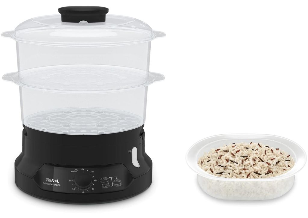 Tefal Minicompact VC139810 Cuiseur vapeur 2 panier(s) Pose Image du produit 