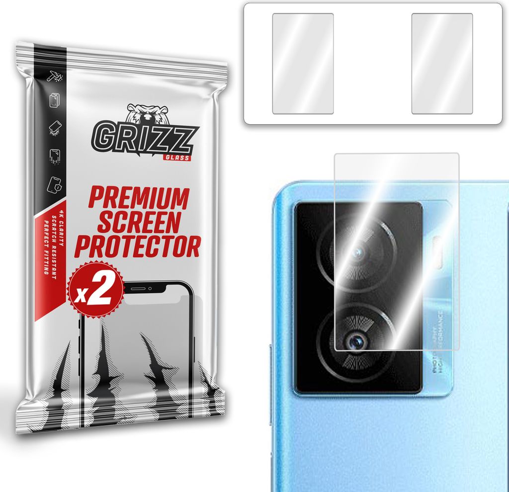 GrizzGlass HybridGlass Kamera Glas HybridGlass Kamera für vivo iQOO Z7x