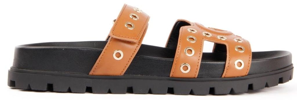 Guess Damen Pantolette Fashie braun