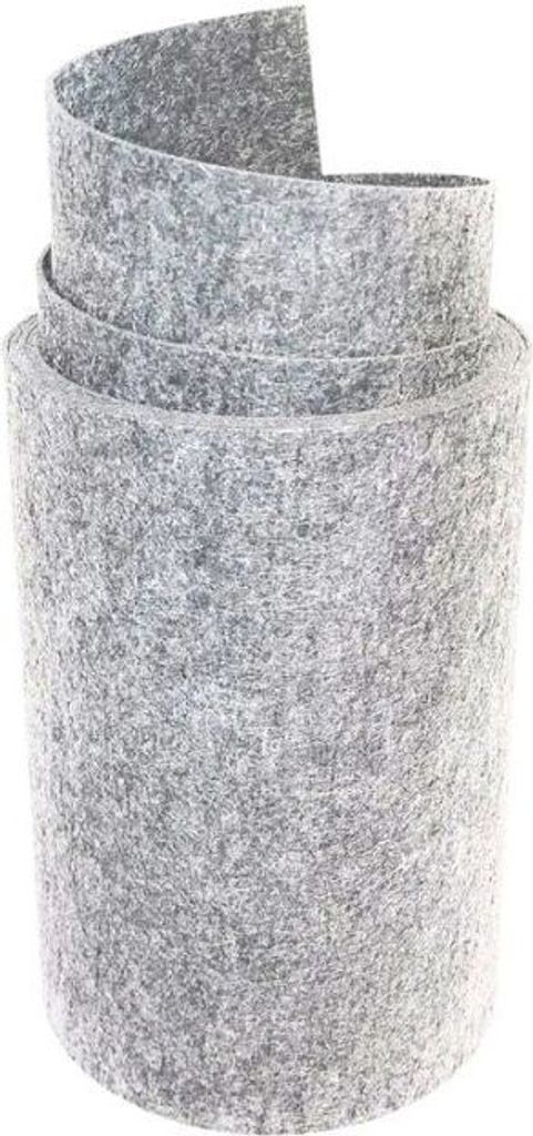 Doppelstab Sichtschutz zaun|zu Design-Vlies 255cm Einzelstreifen Zaunblende Hellgrau