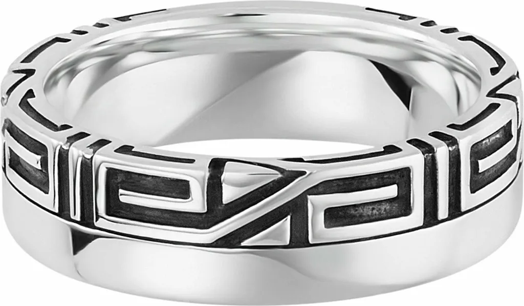 BoRuo Anello Infinito In Argento Sterling 925 - Simbolo Eterno, Placcato Rodio Antiossidazione, Comodo, Larghezza 4mm, Taglie 4-12
