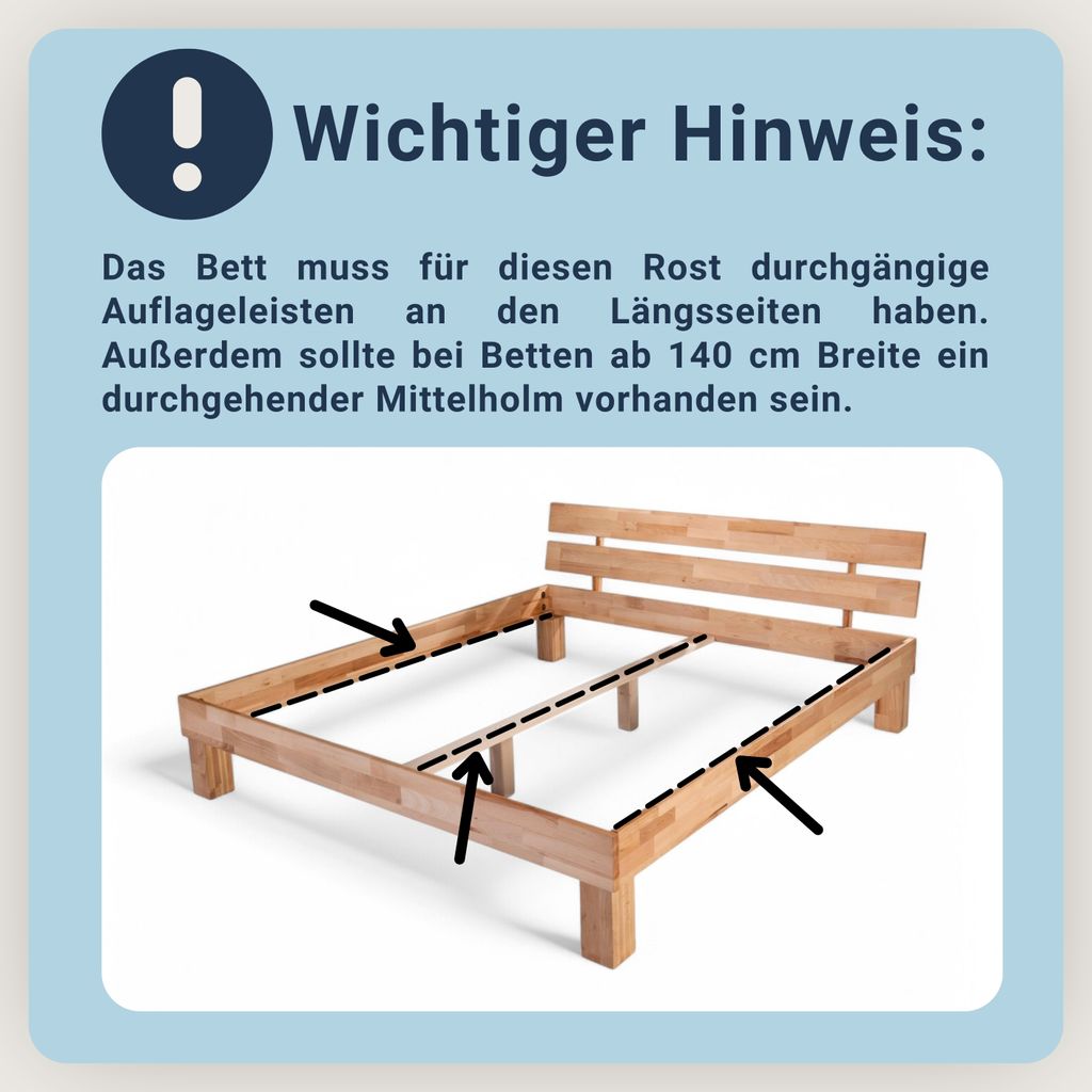 Madera XXL Rollrost mit 23 extra stabilen Leisten aus Produktbild 5