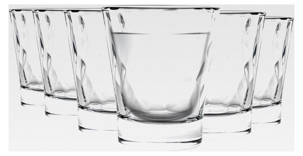 Schnapsgläser ‚Diamond‘ - 80 ml - 12 Stück