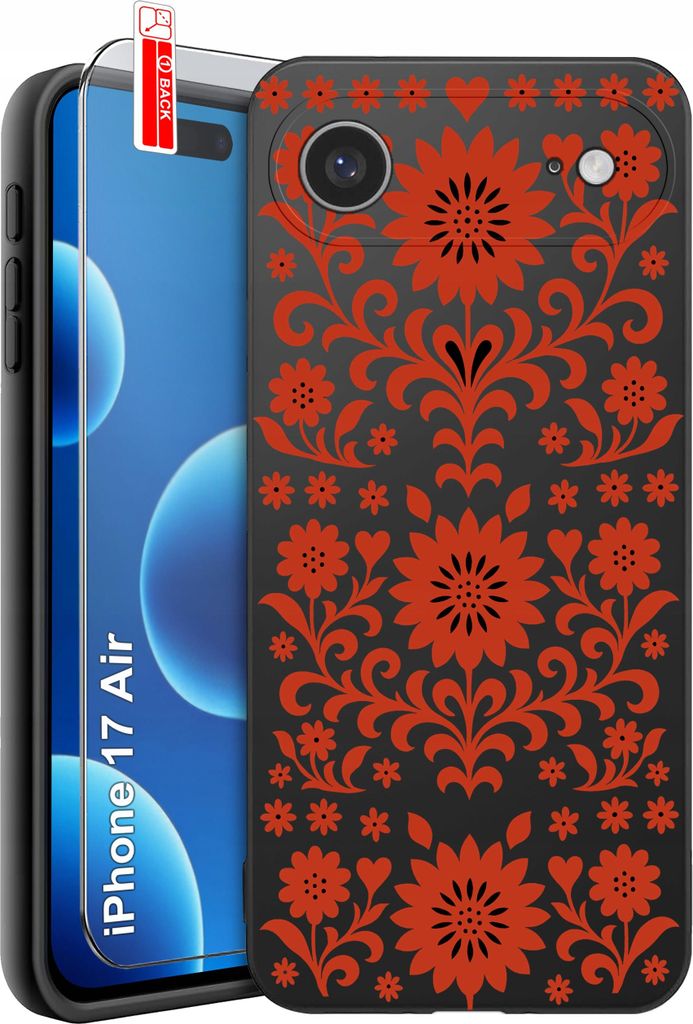 ETUI für iPhone 17 VOLKSMOTIVE TRADITION KULTUR MUSTER + GLAS 9H