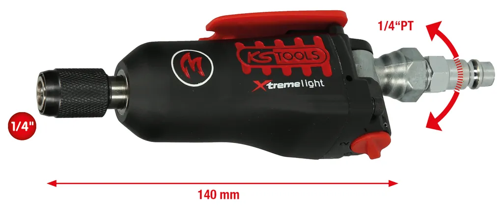 Mini visseuse à choc pour accès difficiles KS TOOLS 515.3835 1/4 pouce