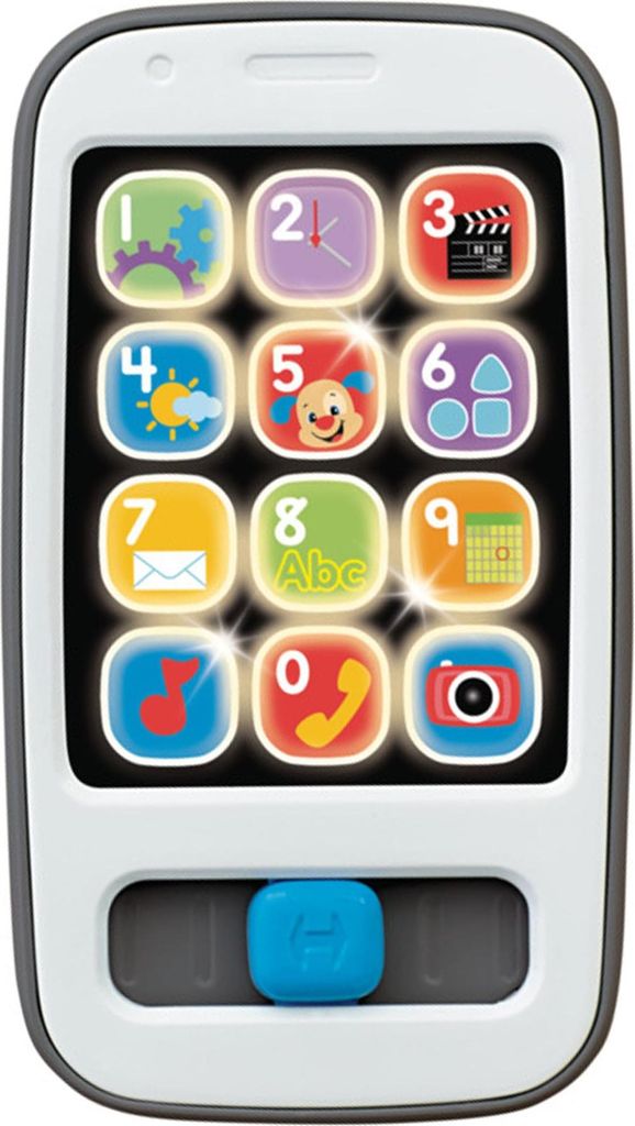 Mattel Fisher-Price Lernspaß Smartphone Musiklernspielzeug für Babys, grau, deutsche Version