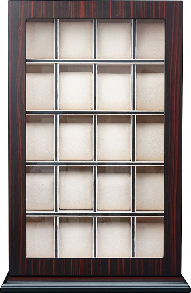 Rothenschild Uhrenvitrine RS-1135-20EB für 20 Uhren ebony Produktbild 