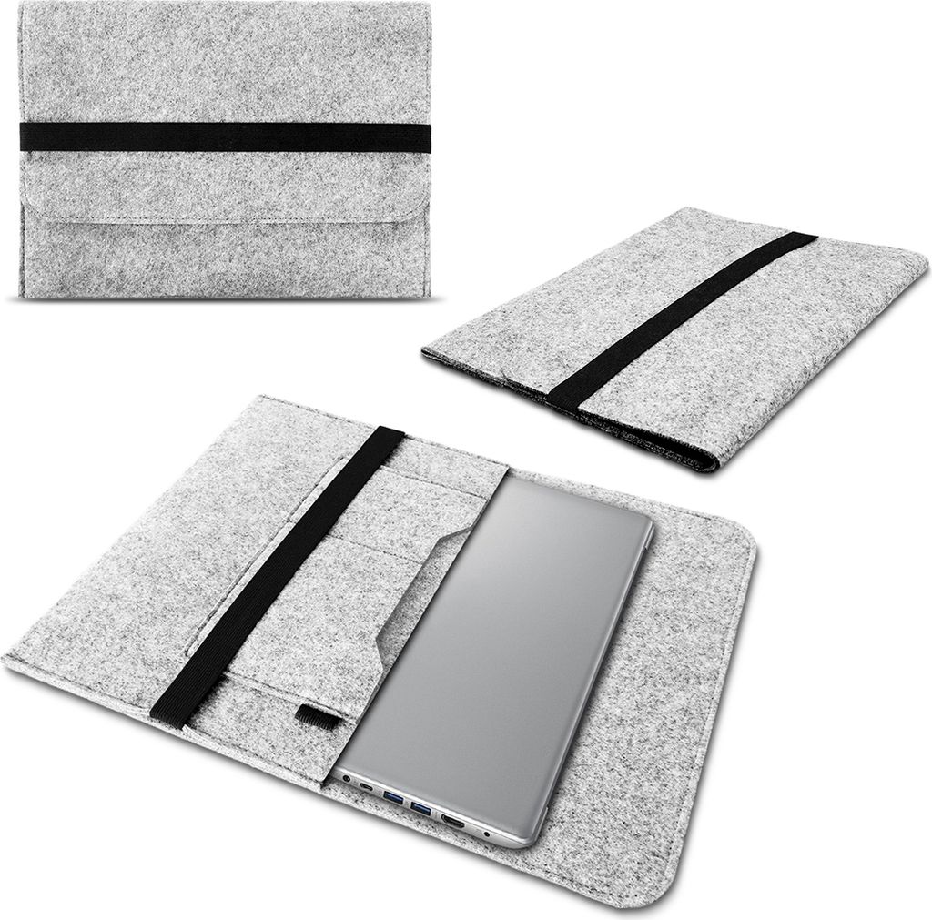 Schutzhülle für Lenovo ThinkPad X9 Filz Tasche Sleeve Hülle Laptop 14 Zoll CaseFarbe:Hell Grau