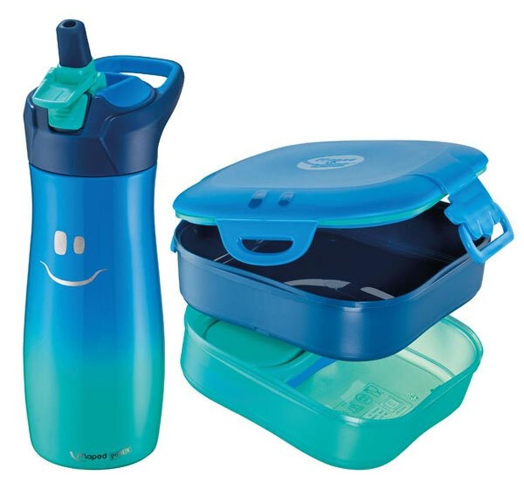 Maped Pausenset Kids Concept Lunchbox und Trinkflasche blau Produktbild 