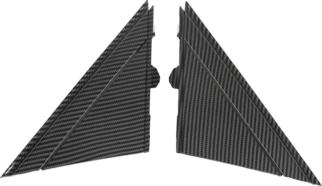Panneau triangle de rétroviseur Fiat 500 en fibre de carbone ultra résistant