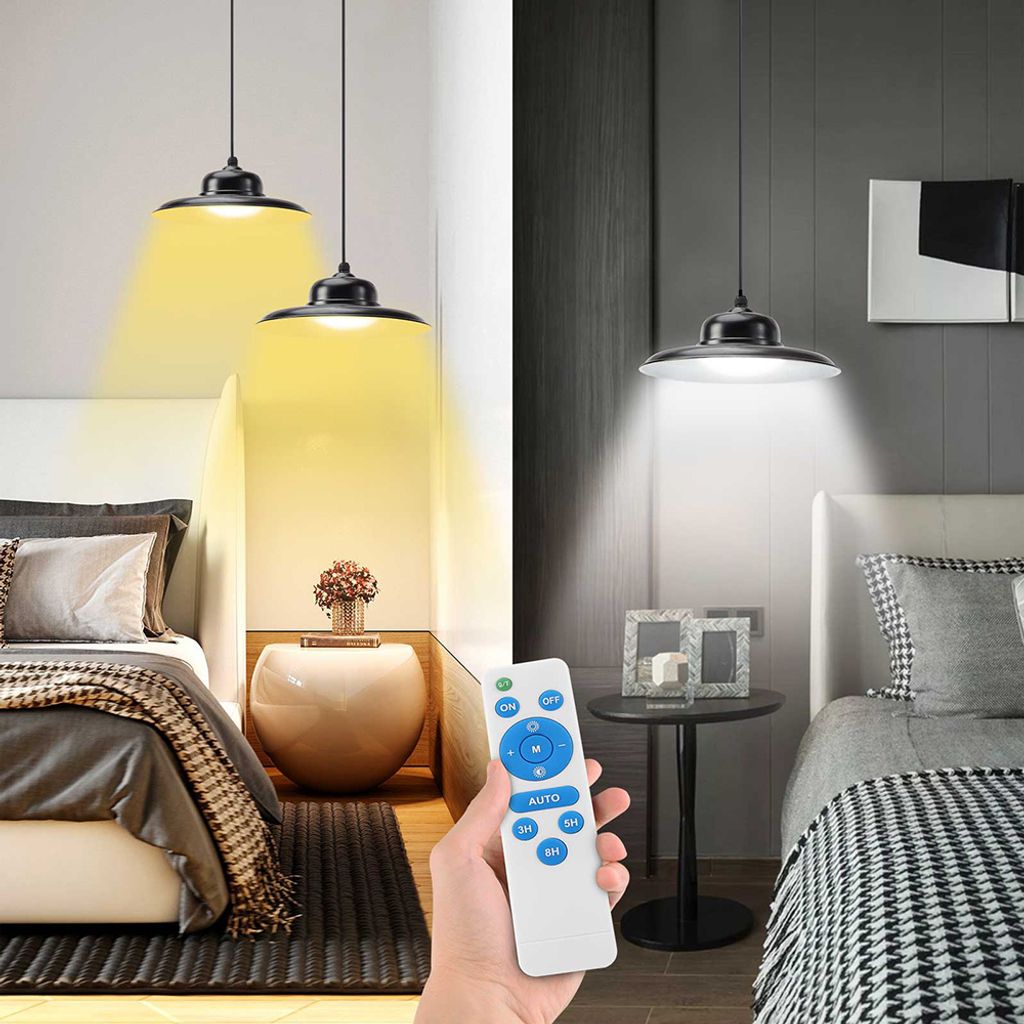 LED Solarlampe Außen Solar Pendelleuchte IP65 Wasserdichte Produktbild 10
