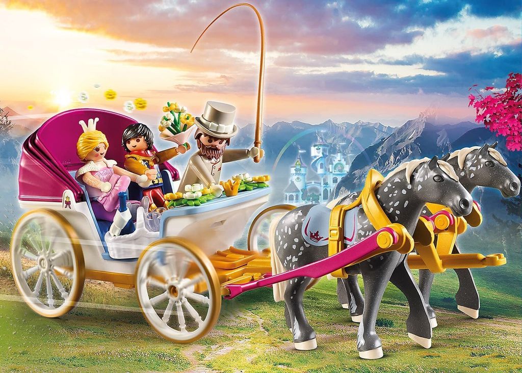 PLAYMOBIL Princess 70449 Romantica carrozza trainata da Immagine del prodotto 