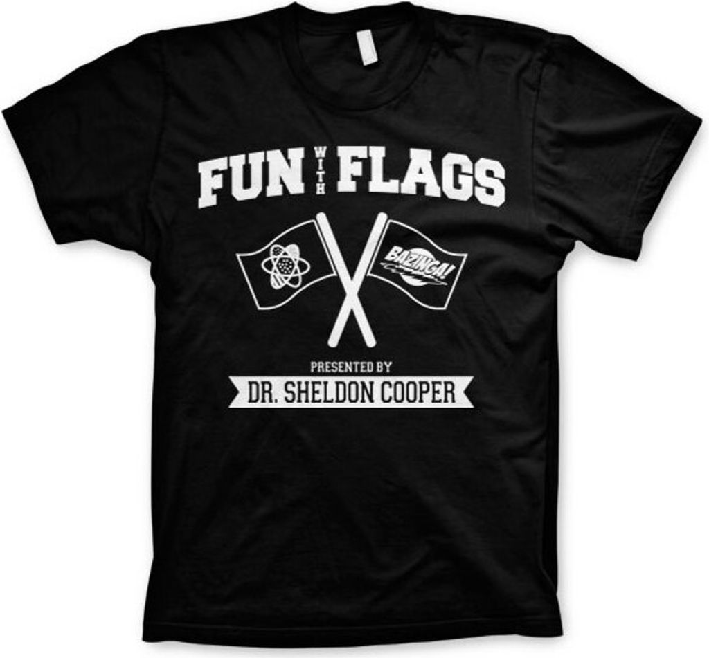 Fun With Flags T-Shirt - Small - Black
