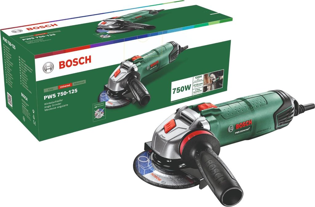 Bosch PWS 750-115 Winkelschleifer 750 Watt 115 mm ( Produktbild 