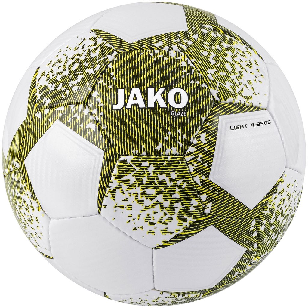 JAKO Lightball Iconic, wit/marine/neonoranje, 4 (290g