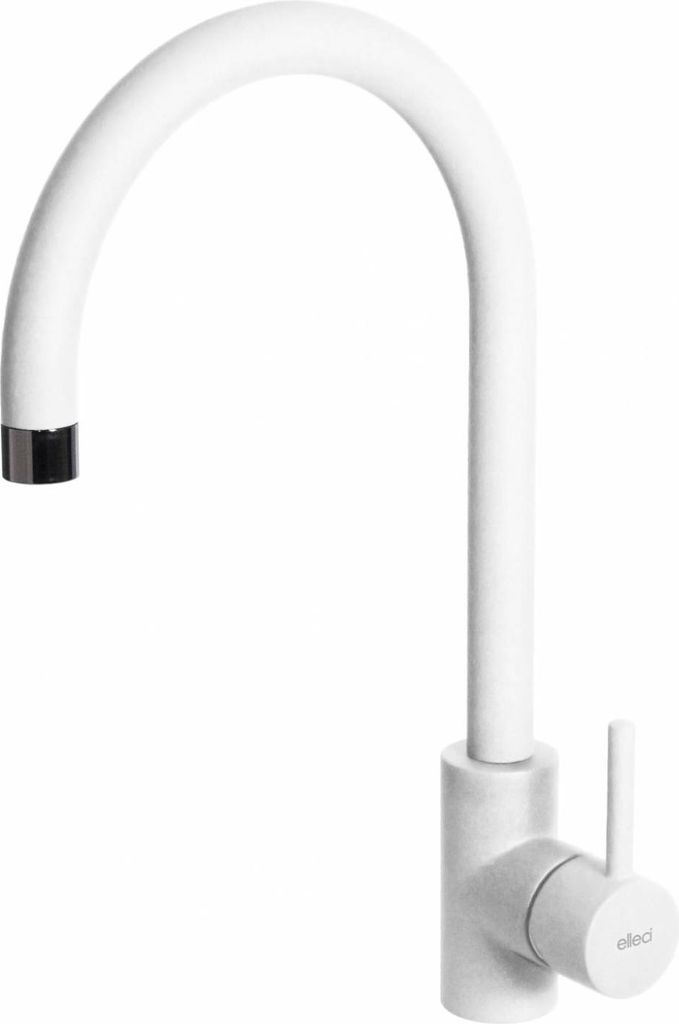 Elleci Cloud, Standard, Weiß, Keratek, Hebelgriffe, Einzelbild, 3,5 cm