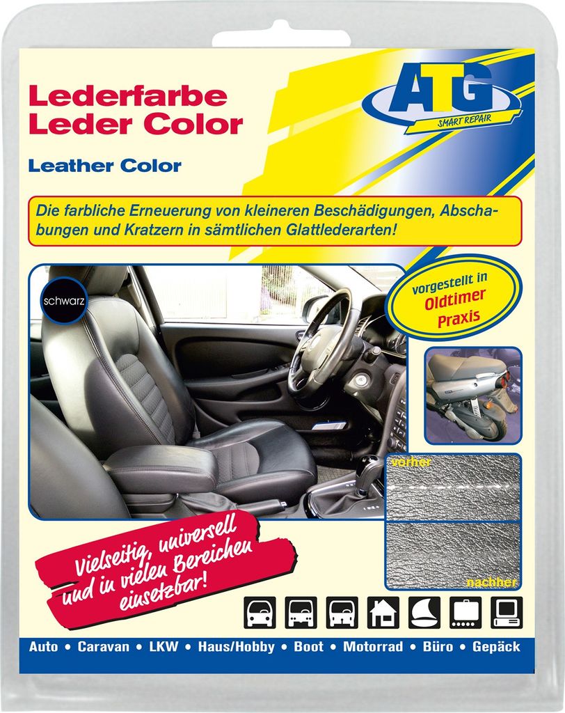 ATG KFZ SR 022 - Smart Repair - Leder & Kunstleder Färber schwarz