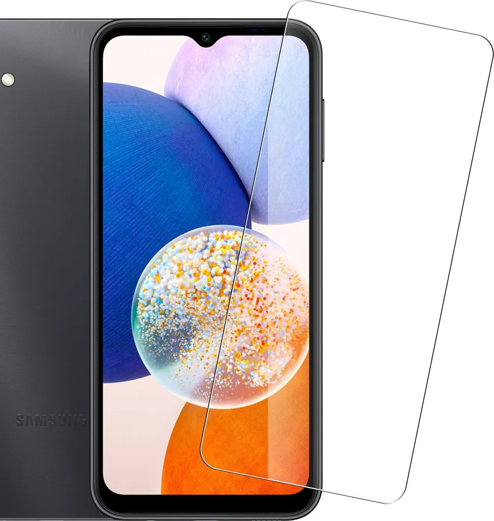 Verre trempé anti-rayures Samsung Galaxy A14 5G et caméra