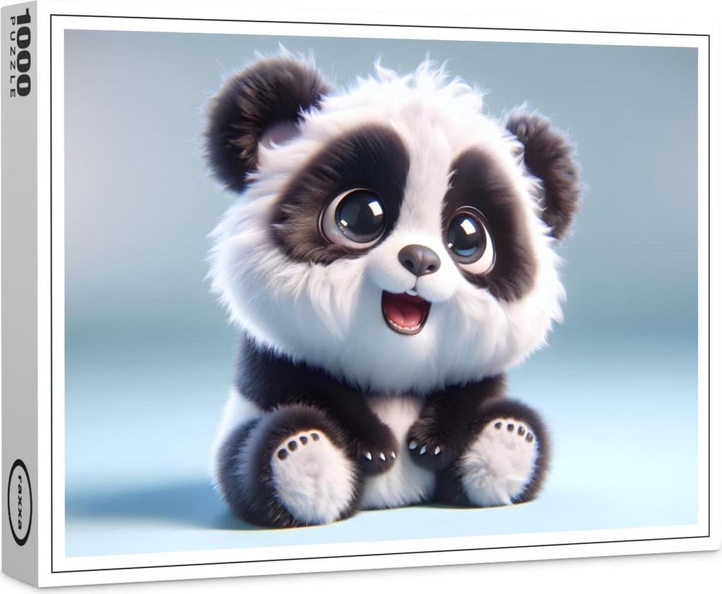 raxxa Premium-Puzzle "Süßer Baby-Panda", 1000 Teile