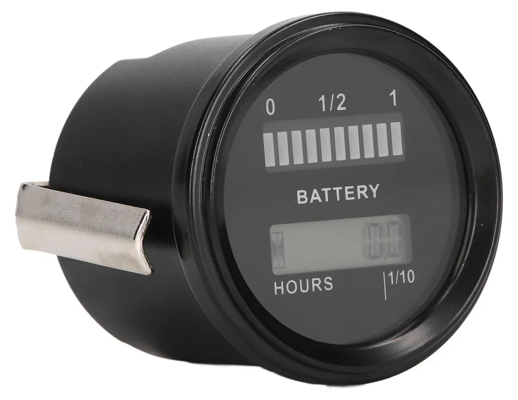 Jauge de batterie multifonctionnelle étanche IP65 pour tondeuse à gazon