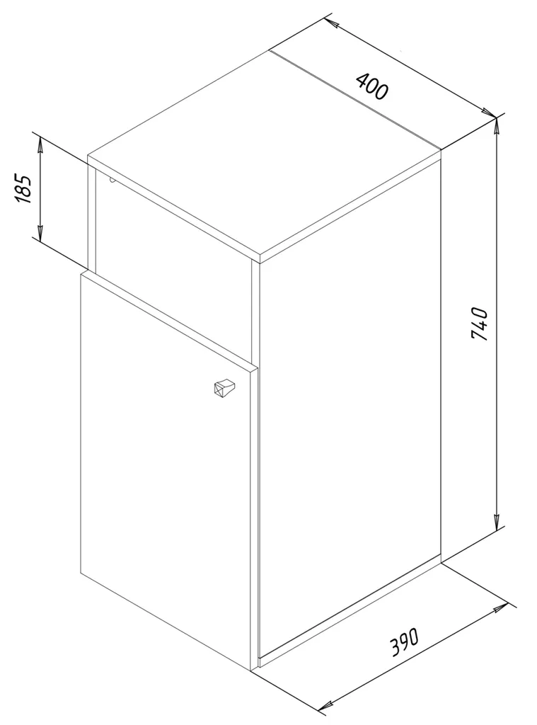 Solution Rangement Petite Buanderie VCM Dreso L Meuble Bas Blanc