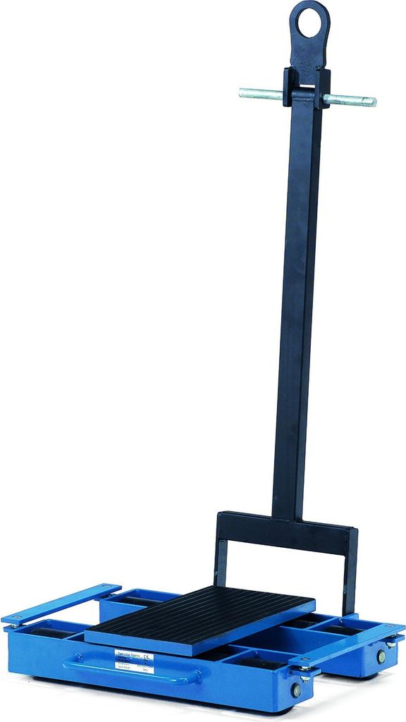Fetra lenkbares Fahrwerk, Tragplatte 400 x 220 mm, Tragkraft 6 t