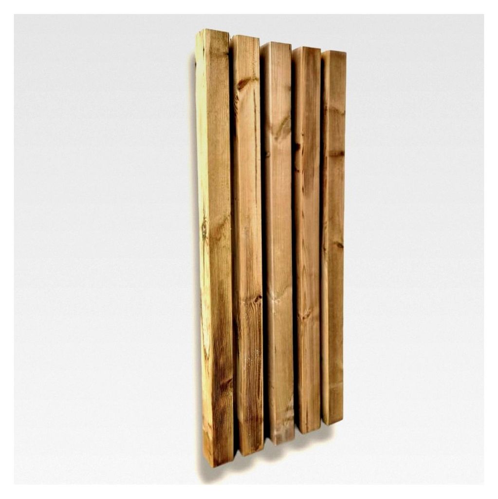 MyTimber KDI Zaunpfosten | Echtholz Kantholz 90x90 mm | Bauholz | Holzbalken | Vierkantholz | Holzpfosten 9x9CM (150CM)