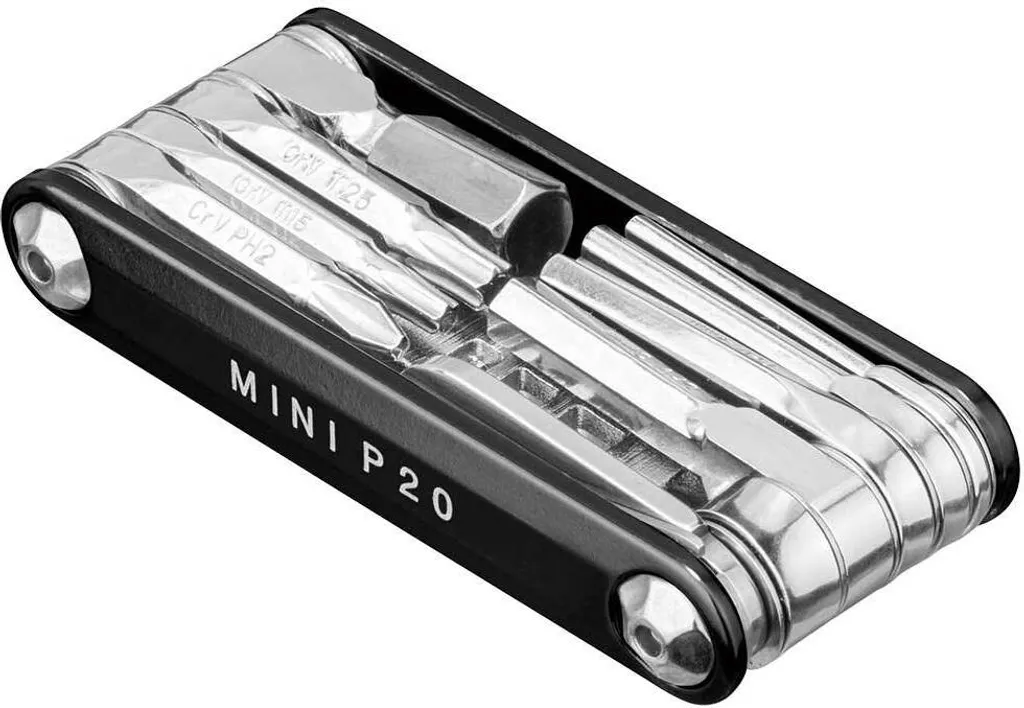 Topeak Mini P20 Multitool avec Dérive-chaîne et Clés Torx pour Cyclisme - 15