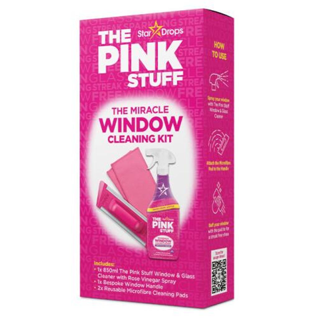 Das Pink Stuff Miracle Fensterreinigungsset 850 ml