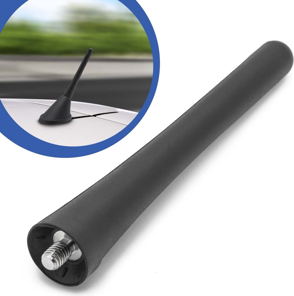 Kurz Stab Dach Antenne 10cm M5 16V Auto Radio FM AM GPS GSM Navi passend für Land Rover