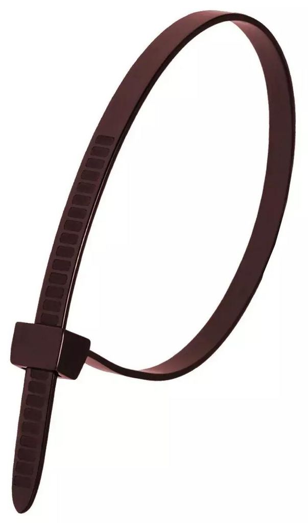 Fascette marrone 7,6x370 mm (100 pz) Immagine del prodotto 
