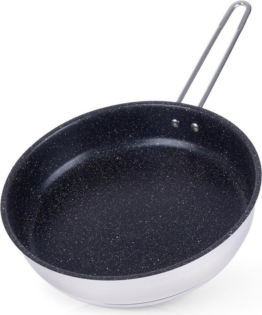 Orion | Pfanne - Granitpfanne - Ø 26 cm - Edelstahl - Antihaftbeschichtung - Hitzebeständig und Spülmaschinenfest
